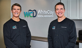 Newark Delaware dentists Doctor Bond and Doctor Ganfield in dental office