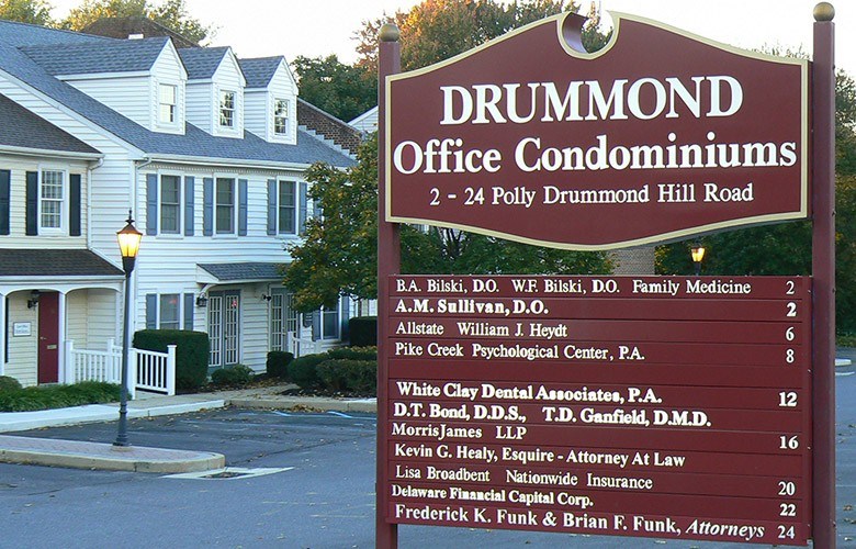 Drummon Office Condominiums sign