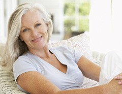  older woman smiling