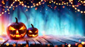 Jack O Lanterns during Halloween in Newark 